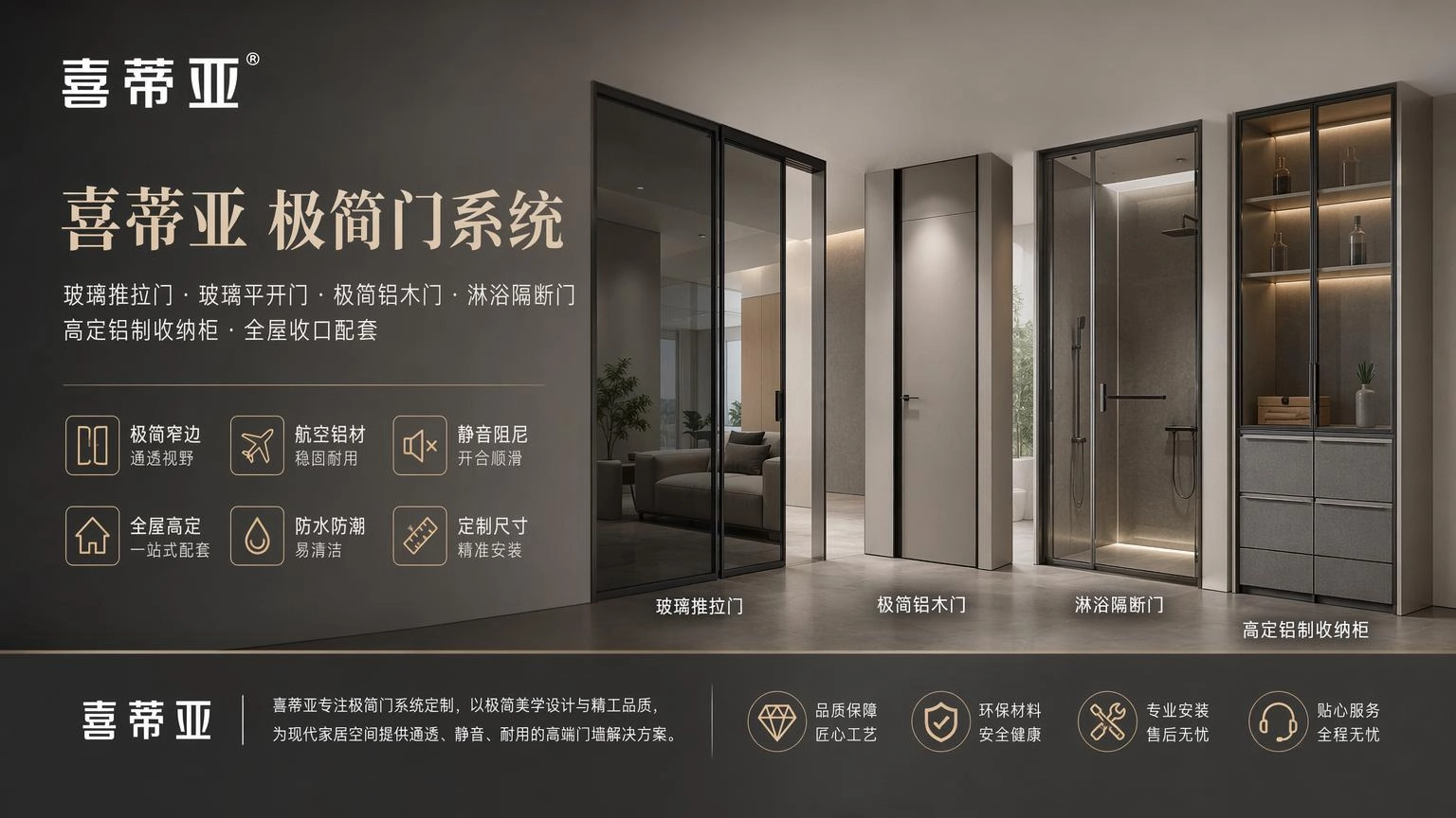 承德极简门